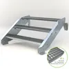 Stahltreppe 3 Stufen bis Höhe 64 cm, Laufbreite : 100 cm Produktbild-Vorschau 2