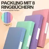 ACROPAQ - 8 x Ringordner A4 - Mit 2 Ringen, Rückenbreite Produktbild-Vorschau 2