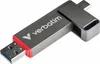 A Verbatim Dual QuickStick USB drive with both USB-A and USB-C connectors. Náhľad obrázku produktu