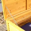 Gartentruhe Holz Braun Kissenbox Auflagenkiste Aufbewahrung Produktbild-Vorschau 4