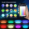 36W WIFI LED Deckenleuchte 40cm, RGB Kristall Deckenlampe Produktbild-Vorschau 5