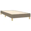 Boxspringbett mit Matratze Taupe 100x200 cm Stoff Produktbild-Vorschau 3
