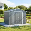 Geräteschuppen Gerätehaus Metall Fundament Gartenhaus Produktbild-Vorschau 10