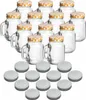 set di 12 bicchieri 450 ml con coperchio arancio, color Anteprima dell’immagine prodotto 1