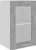 vidaXL Wisząca szklana szafka Lyon betonowa szara 40x31x60 Podgląd zdjęcia produktu 4