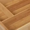 Besteckbox - 5 Fächer - 5 x 30 x 34 cm - Bambus Produktbild-Vorschau 1
