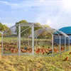 Izrielar výběh 3x6x2m s obloukovou střechou - kovový kurník Náhled obrázku produktu 7