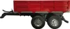 A side view of a red toy trailer. Produktbild-Vorschau