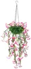 Solar Hängedeko Blume LED 70cm Garten Deko Lichterkette Produktbild-Vorschau 1