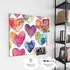 Magnettafel 30x30cm Pinnwand Whiteboard beschreibbar - Produktbild-Vorschau 4