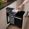 Eurocatch Inbouw Prullenbak 40 L - 20 L + 2 x 10 L - Productafbeelding-voorbeeld 7