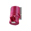 A red MENNEKES CEE industrial socket mounted on a gray backing plate, isolated on a white background. Anteprima dell’immagine prodotto