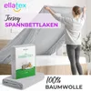 EllaTex Jersey Spannbettlaken 120x200–130x200 Baumwolle – Produktbild-Vorschau 2