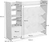 A diagram showing the dimensions of a children's storage unit. Produktbild-Vorschau