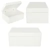 Creative Deco Caja grande de madera blanca para Vista previa de la imagen del producto 5