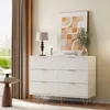 CDGlobal Kommode mit Schubladen, Sideboard Wohnzimmer mit 6 Produktbild-Vorschau 2
