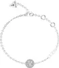 A silver Guess bracelet with a central crystal. Podgląd zdjęcia produktu