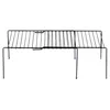 A black wire shelf unit on a white background. Anteprima dell’immagine prodotto