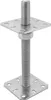 A product shot of an adjustable post foot. Produktbild-Vorschau
