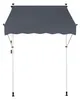 TPFGarden Klemmmarkise Wendy 400x120 cm anthrazit Produktbild-Vorschau 2