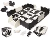 Tapis puzzles en mousse / parc pour enfants 25 pièces noir Voir les images du produit 1