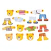 Bigjigs Toys Puzzle della famiglia di orsi da vestire Anteprima dell’immagine prodotto 3