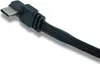 SYSTEM-S USB 3.1 Kabel 10 cm Typ C zu 2.0 Typ A Flachkabel Produktbild-Vorschau 4