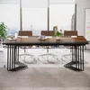 A conference table in a modern office with a city view. Podgląd zdjęcia produktu