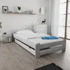 Bett Emily 80 x 200 cm, Weiß Matratze: Matratze Coco Maxi Produktbild-Vorschau 2