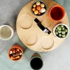 Excellent Houseware 7-teiliges Servierset, Keramik/Bambus, Produktbild-Vorschau 4