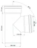 POLOPLAST Abzweig, POLO-KAL NG, 160/160mm, 87,5°, Produktbild-Vorschau 2