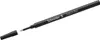 A black ballpoint pen with its cap removed, lying on a white background. Anteprima dell’immagine prodotto