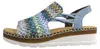 Rieker Damen Sandalette Blau/Bunt Voir les images du produit 48