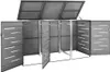 vidaXL Box pour poubelles pour 3 tonnes 207x77,5x115 cm Voir les images du produit 11
