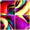 Wanduhr - Rund - Glasuhr - Blume Farbe Rose - 40x40cm - Produktbild-Vorschau 8