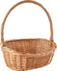 Creative Home Naturlig Oval Einkaufskorb Weidenkorb Produktbild-Vorschau 1