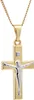 Gold Anhänger Kreuz Korpus  mit Goldkette  333-8 Karat Gold Produktbild-Vorschau 3