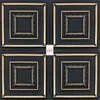 Four dark gray and gold square decorative panels arranged in a 2x2 grid. Produktbild-Vorschau