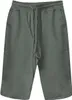 Damen Leinen-Shorts Sommer Knielang mit Kordelzug, Luftig Produktbild-Vorschau 2