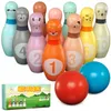 12-teiliges Kinder Bowling-Set für drinnen und draußen mit Produktbild-Vorschau 1
