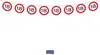 Verkehrsschild 18 Wimpelkette 12m Produktbild-Vorschau 2