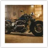 Poster - Poster ohne Rahmen - Motorrad Motor - 40x40 cm - Produktbild-Vorschau 1