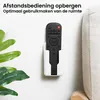 4er-Set Fernbedienungshalter Wandmontage, selbstklebend, Kunststoff, Weiß Náhled obrázku produktu