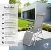 sada 2 skládacích zahradních židlí Jana 146,5 x 59 x 117,5 Náhled obrázku produktu 9