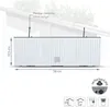 nabbi Plastový balkónový kvetináč DRC600W 58 cm - biela Náhľad obrázku produktu 10