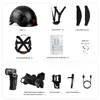 MUSTBAU Schutzhelm mit Stirnlampe & Taschenlampe, klarem Produktbild-Vorschau 2