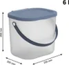 Rotho Waschmittelbehälter 6L Albula - Waschmittelbox 23,5 x Produktbild-Vorschau 4