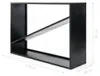 Stahl Kaminholzregal Hugo Schwarz 115x35x80 cm Produktbild-Vorschau 6