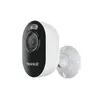 A white and black Reolink Lumus Pro 4K 8MP WiFi security camera with a white mounting bracket is shown against a white background. Produktbild-Vorschau