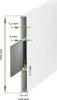 Doppelflügeltor aus Aluminium 3m VOGEL H.120cm weiß Produktbild-Vorschau 8